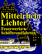 Mittelrhein-Lichter  Schiffsrundfahrten und Feuerwerke